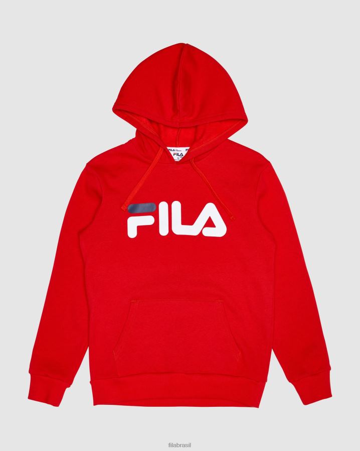 vermelho FILA moletom fila classic infantil vermelho HXJFD3109