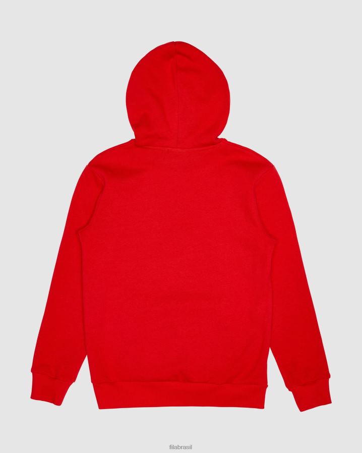 vermelho FILA moletom fila classic infantil vermelho HXJFD3109