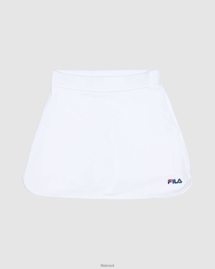 branco FILA saia fila branca feminina clássica HXJFD3116