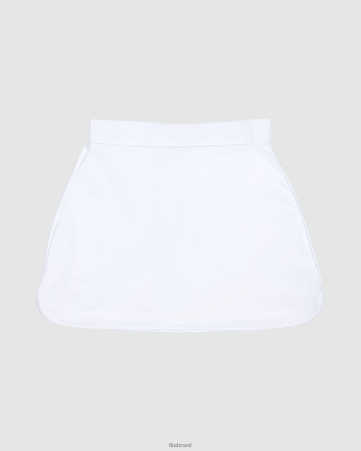 branco FILA saia fila branca feminina clássica HXJFD3116