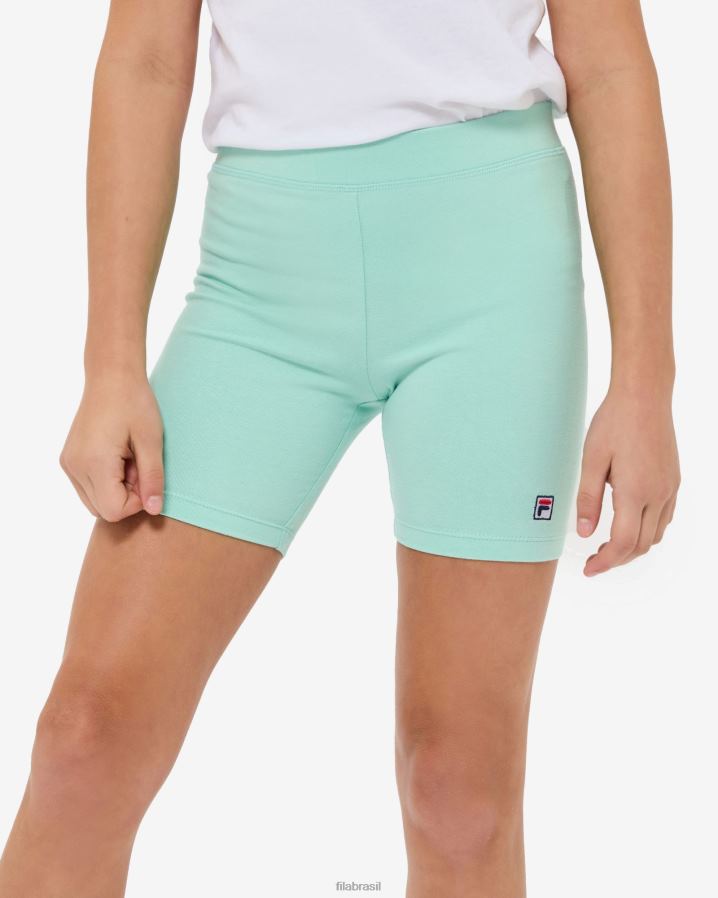 hortelã-pimenta FILA short de bicicleta feminino fila peppermint HXJFD3159