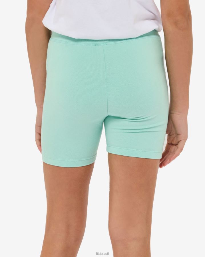 hortelã-pimenta FILA short de bicicleta feminino fila peppermint HXJFD3159