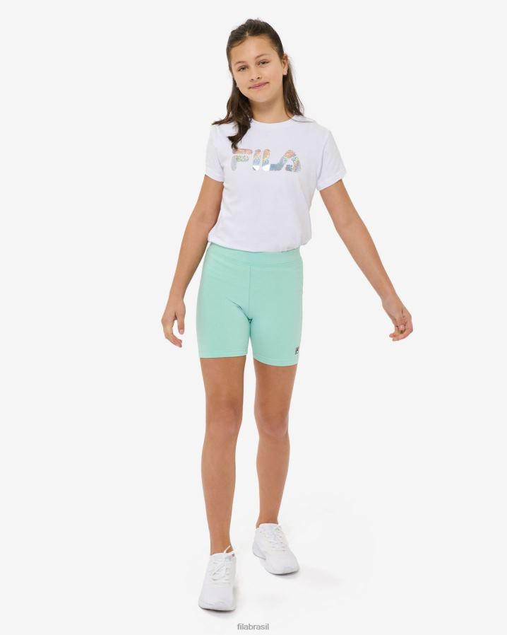 hortelã-pimenta FILA short de bicicleta feminino fila peppermint HXJFD3159