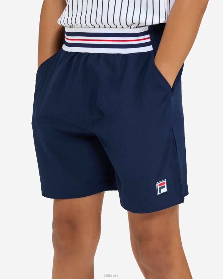 nova marinha FILA short fila clay azul marinho HXJFD3165