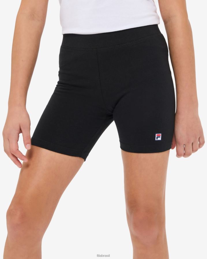 preto FILA short de bicicleta fila preto feminino HXJFD3158
