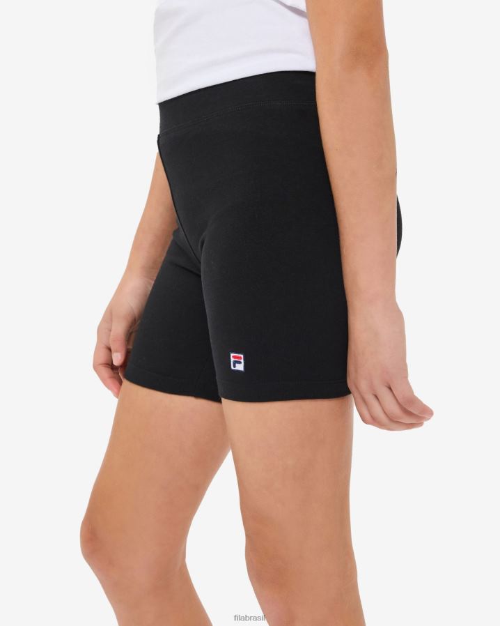 preto FILA short de bicicleta fila preto feminino HXJFD3158