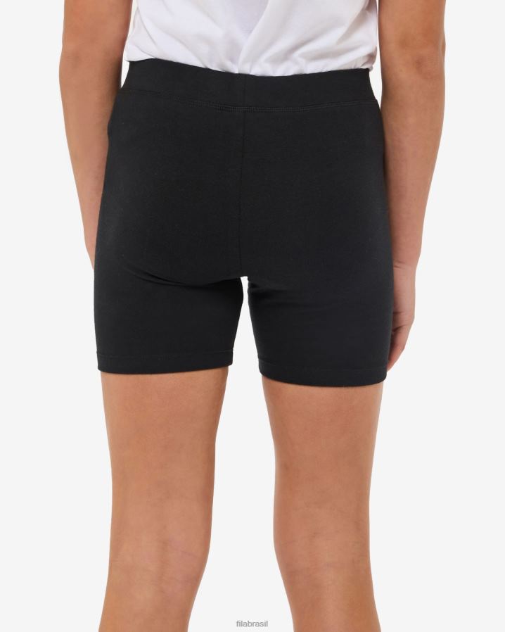 preto FILA short de bicicleta fila preto feminino HXJFD3158