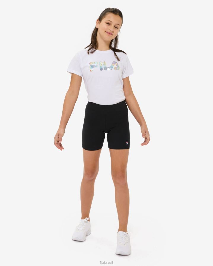 preto FILA short de bicicleta fila preto feminino HXJFD3158