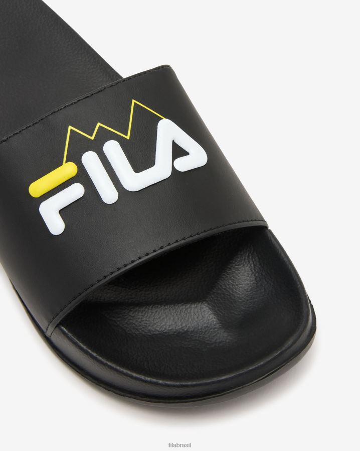 Preto amarelo FILA fila unissex fila seceda slide preto/amarelo HXJFD2693