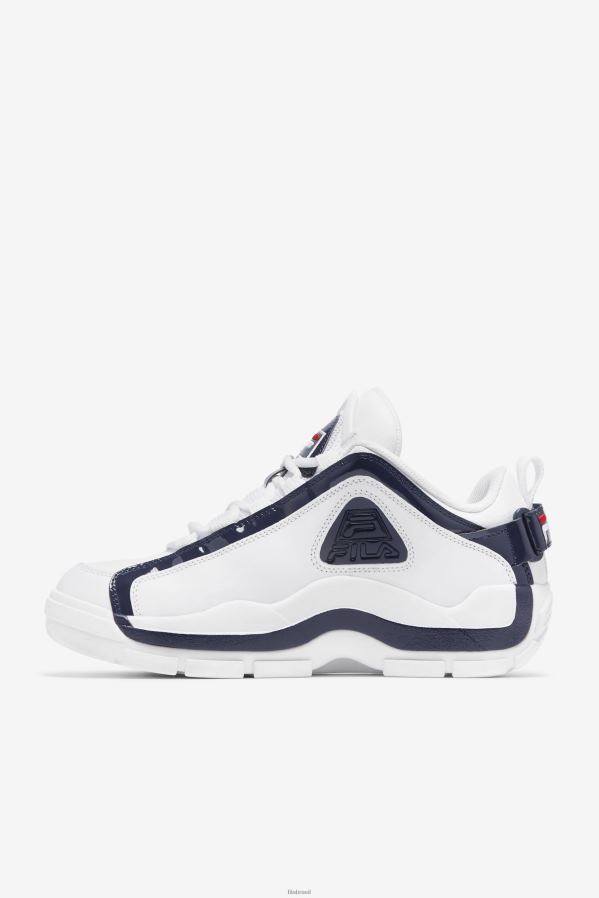 branco/marinho/vermelho FILA fila white/navy/red grant hill 2 low x 2pac '96 reedição HXJFD4