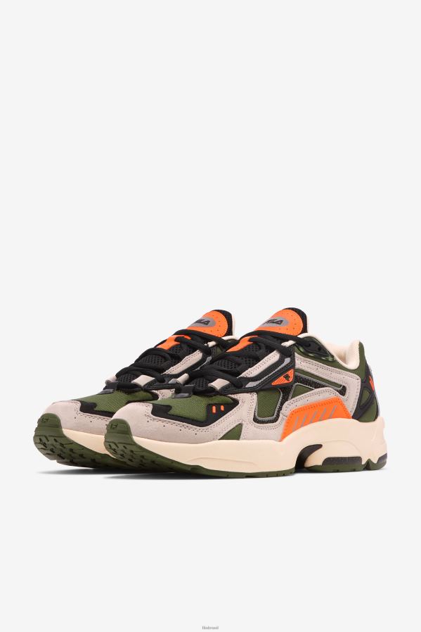 cebolinha/crua/preta FILA arquivo masculino rjv fila chive/ecru/preto HXJFD140