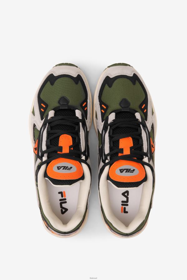 cebolinha/crua/preta FILA arquivo masculino rjv fila chive/ecru/preto HXJFD140