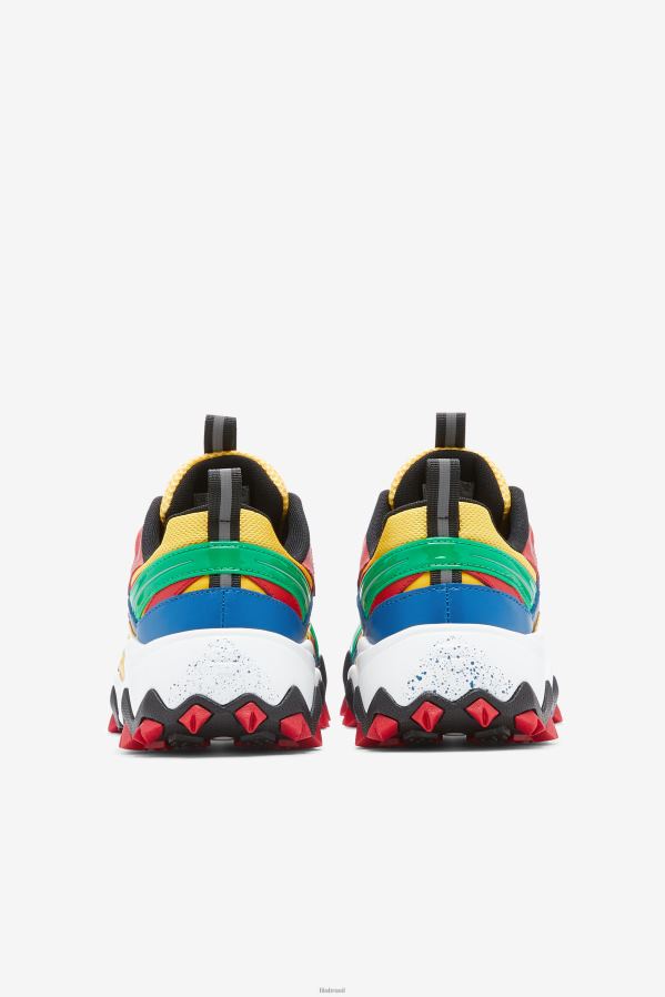 limão/vermelho/azul imperial FILA fila limão/vermelho/azul imperial eletromont masculino HXJFD136