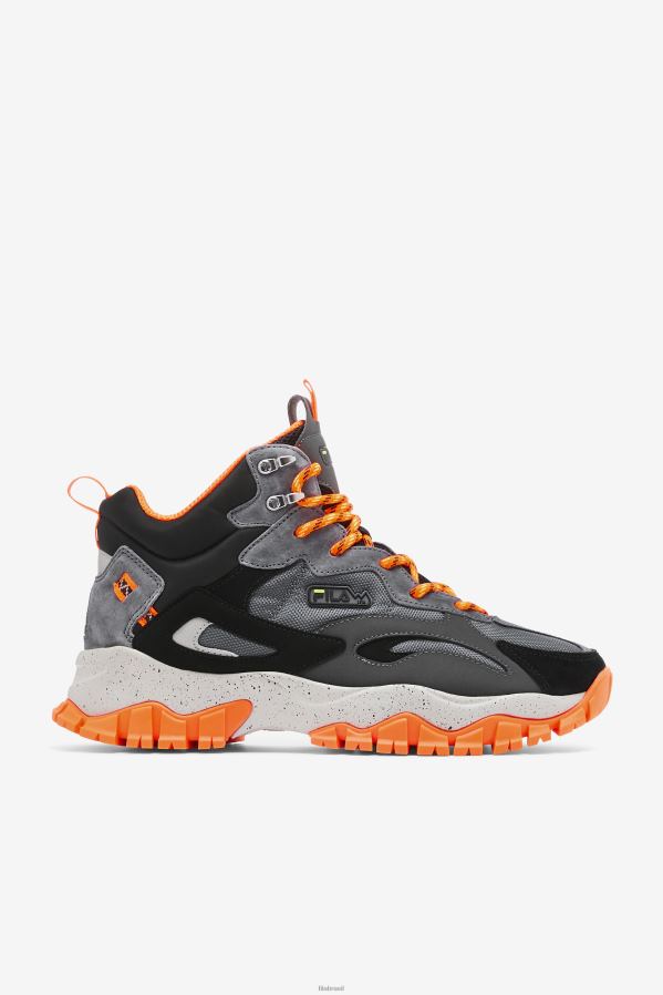 pedra de castelo/preto/laranja FILA ray tracer tr 2 mid fila castlerock masculino/preto/laranja HXJFD92