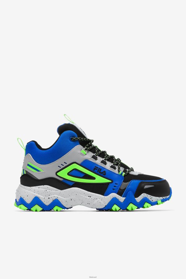 preto/arranha-céus/azul FILA fila masculino oakmont tr mid preto/high rise/azul HXJFD13