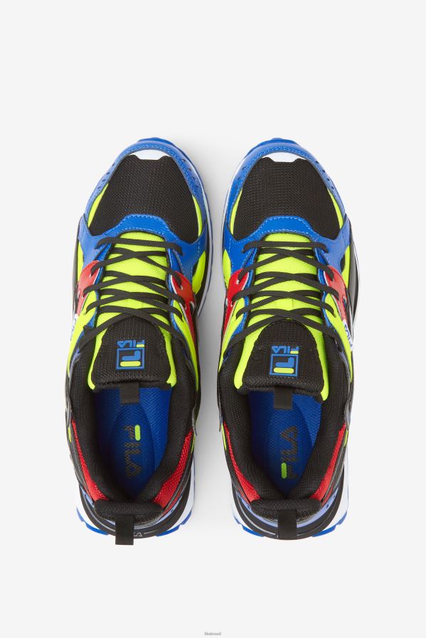 preto/azul/amarelo FILA sandenal masculino fila preto/azul/amarelo HXJFD35