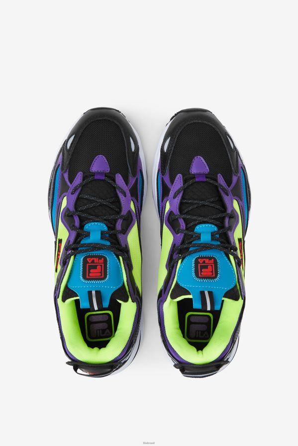 preto/branco/roxo FILA fila ray tracer apex masculino preto/branco/roxo HXJFD171