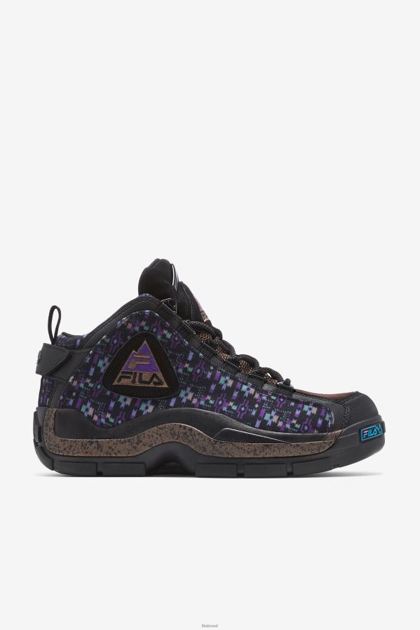 preto/pinha/roxo FILA grant hill 2 outdoor preto/pinha/roxo fila HXJFD95