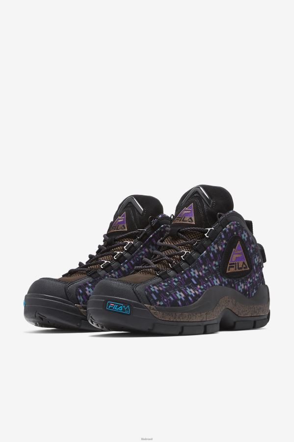 preto/pinha/roxo FILA grant hill 2 outdoor preto/pinha/roxo fila HXJFD95