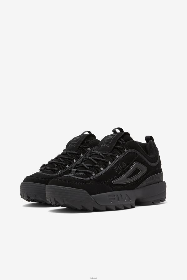preto triplo FILA disruptor 2 fila masculino preto HXJFD122