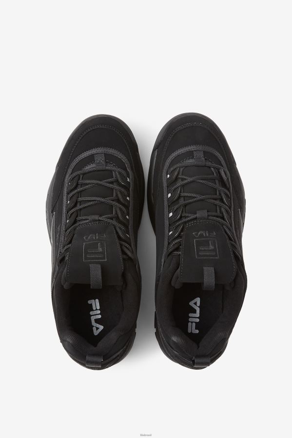 preto triplo FILA disruptor 2 fila masculino preto HXJFD122