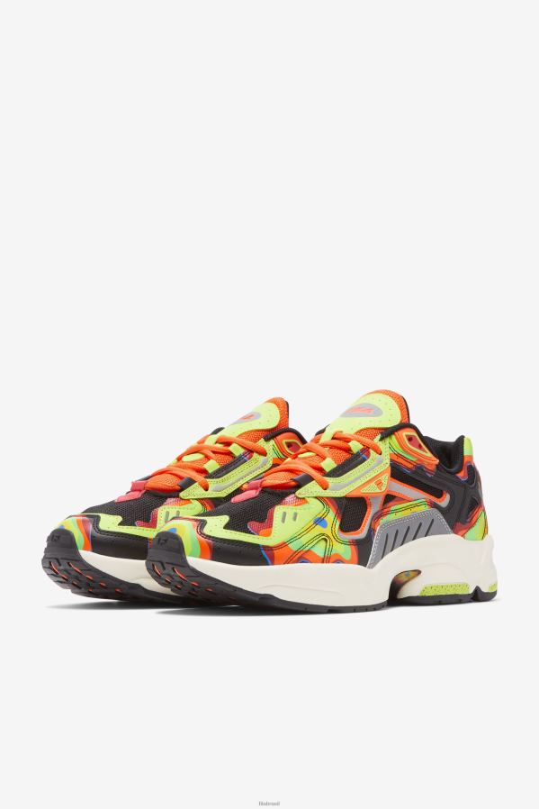 preto/vermelho laranja/vermelho FILA fila masculino preto/vermelho laranja/vermelho archive rjv HXJFD21