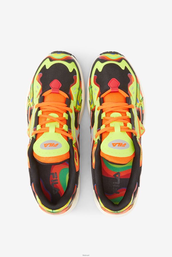 preto/vermelho laranja/vermelho FILA fila masculino preto/vermelho laranja/vermelho archive rjv HXJFD21