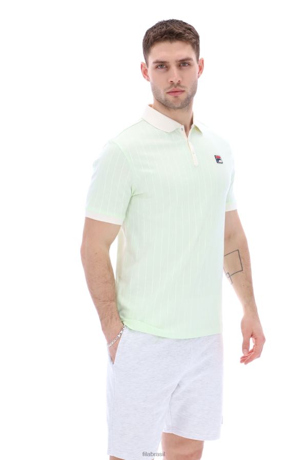 FILA bb1 polo fila clássico vintage listrado especial HXJFD3341