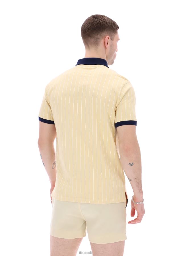 FILA bb1 polo fila listrada clássica vintage HXJFD3344