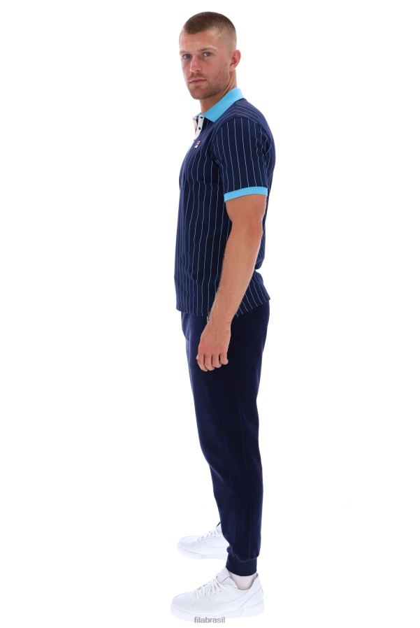 FILA bb1 polo listrada fila clássica vintage HXJFD3316