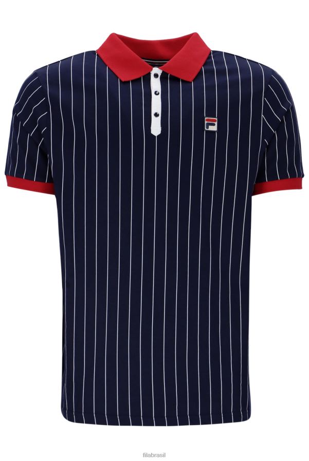 FILA fila fashion bb1 polo listrada clássica vintage HXJFD3339