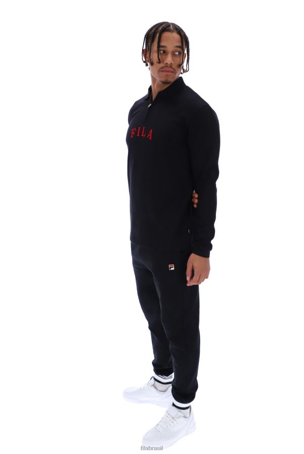 FILA fila polo polo manga longa unissex HXJFD3253