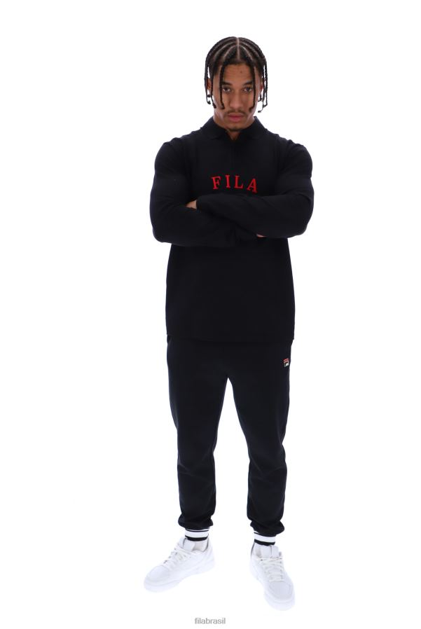 FILA fila polo polo manga longa unissex HXJFD3253