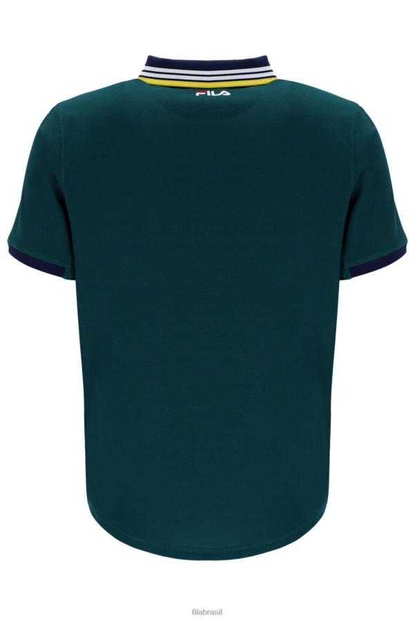 FILA herança s/s polo fila sólida HXJFD3227