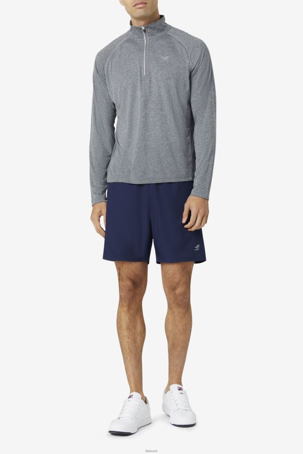 Mesclado FILA fila pickleball 1/4 zip urze HXJFD1117