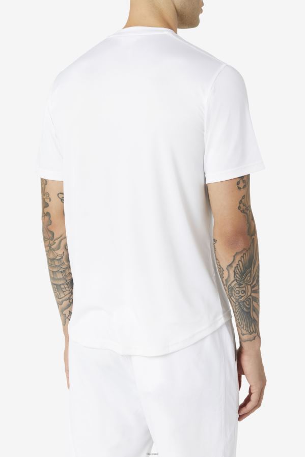 branco FILA fila branca com bainha vieira pickleball HXJFD1104