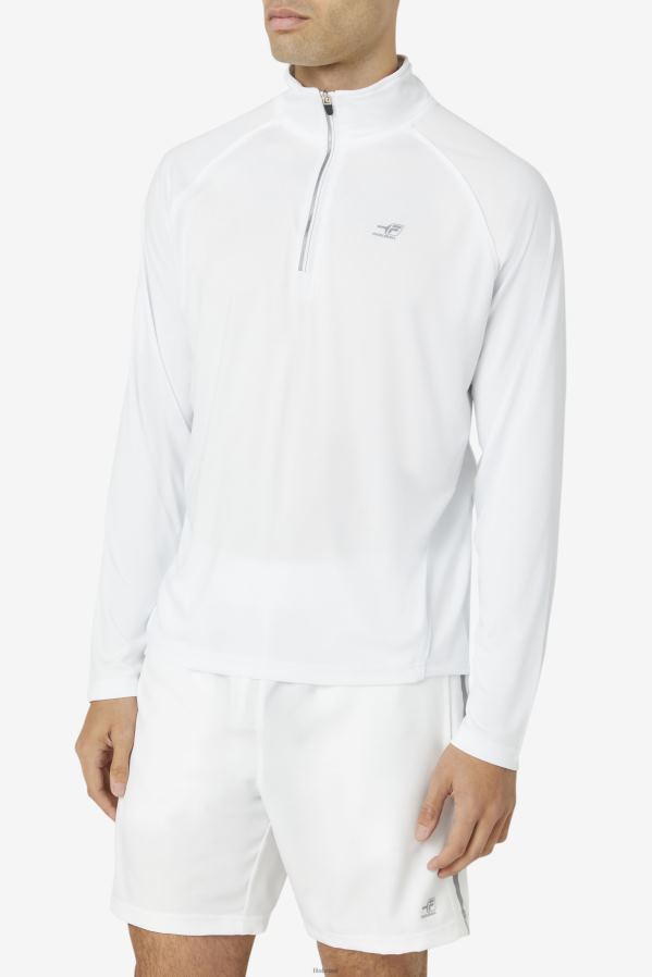 branco FILA fila pickleball branco 1/4 zip HXJFD1116