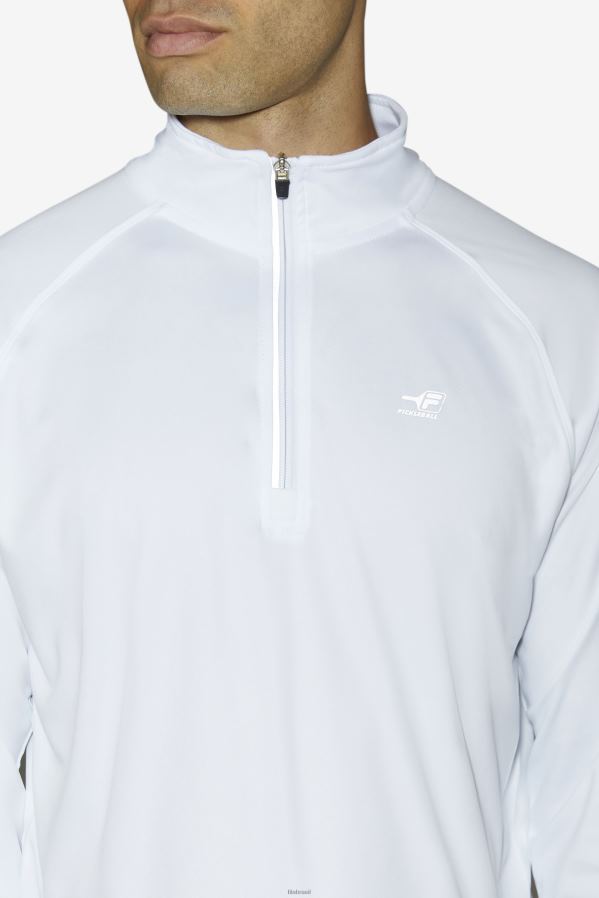 branco FILA fila pickleball branco 1/4 zip HXJFD1116