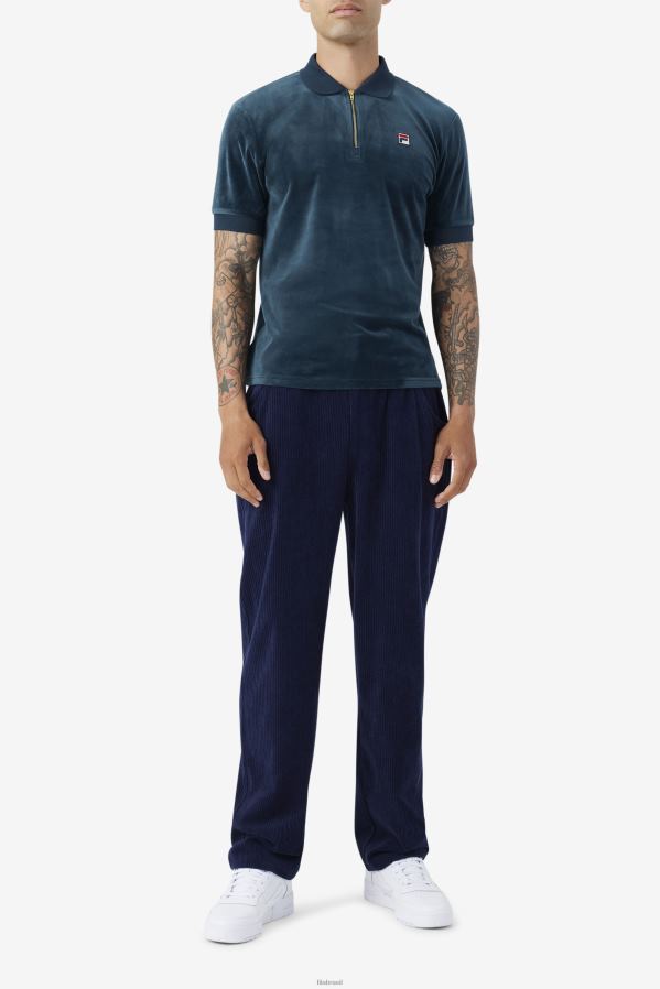 cerceta FILA polo fila fila devon veludo HXJFD411