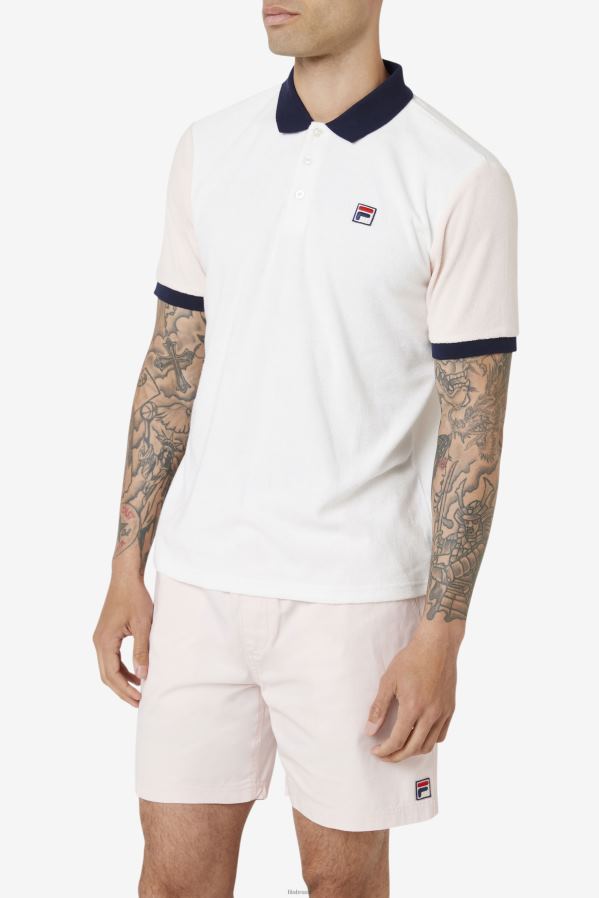 marshmallow/rosa/marinho FILA gramme polo fila marshmallow/rosa/marinho HXJFD374