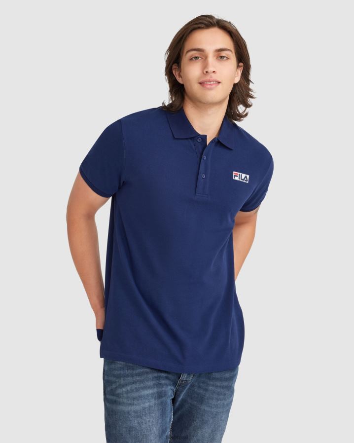 nova marinha FILA fila asher polo masculino HXJFD2371