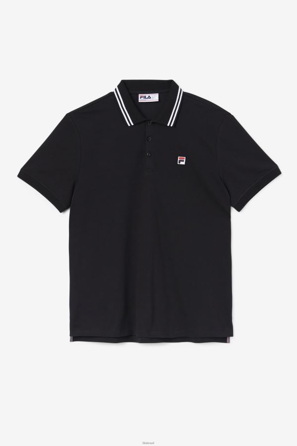 preto FILA polo fila preta HXJFD426