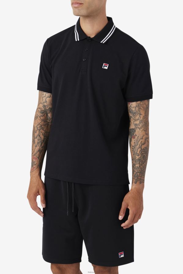preto FILA polo fila preta HXJFD426