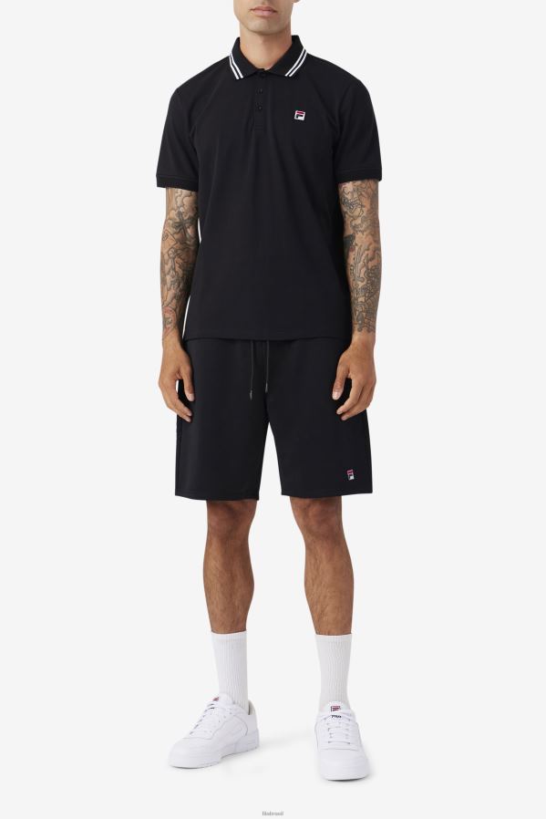 preto FILA polo fila preta HXJFD426