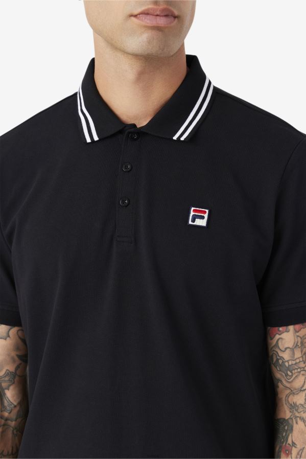 preto FILA polo fila preta HXJFD426