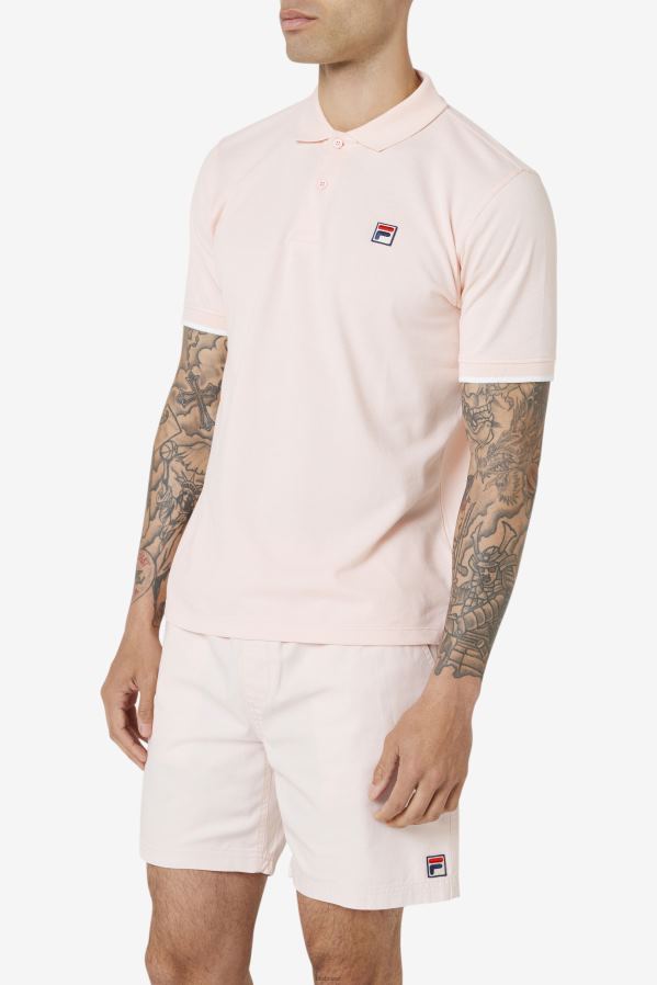 rosa FILA polo fila rosa personalizada HXJFD356