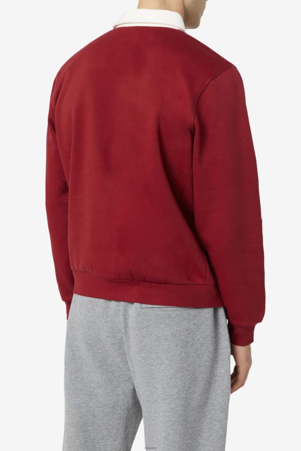 ruibarbo/branco FILA edison polar rugby fila ruibarbo/branco HXJFD422