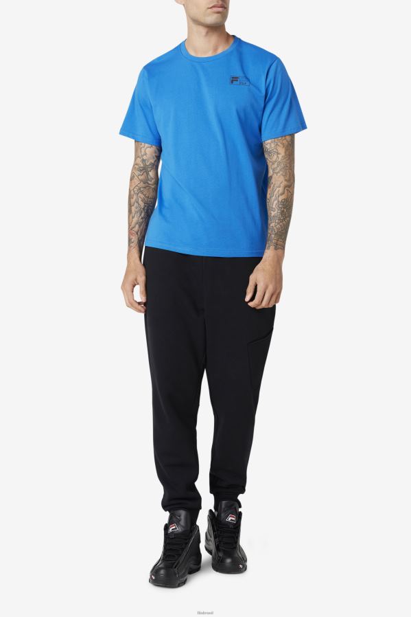 Branco azulado FILA camiseta fila azul/branca HXJFD326
