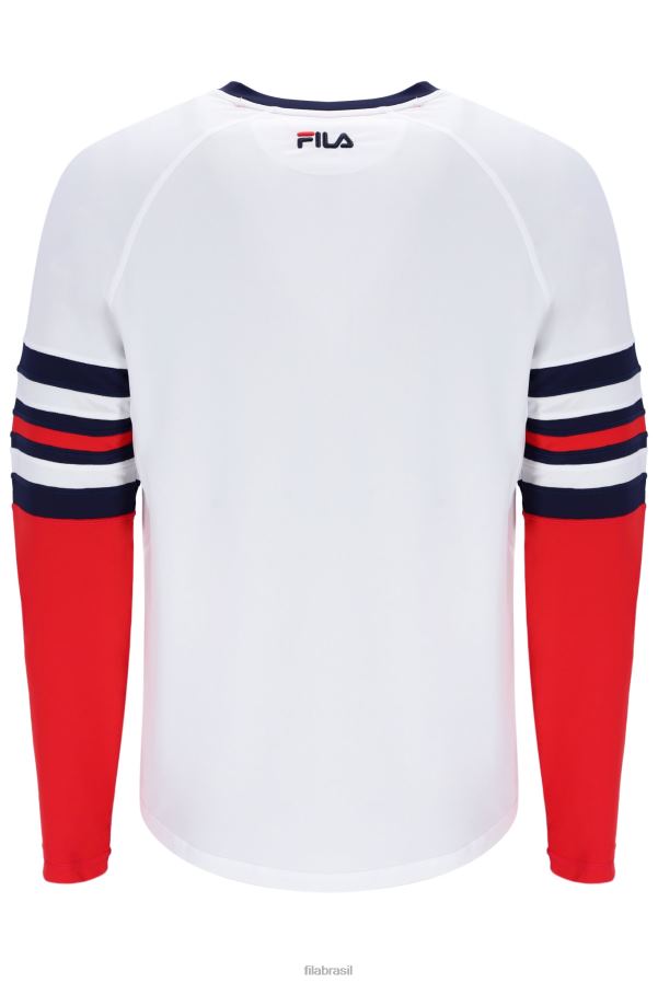 FILA blusa fila de manga longa HXJFD3232