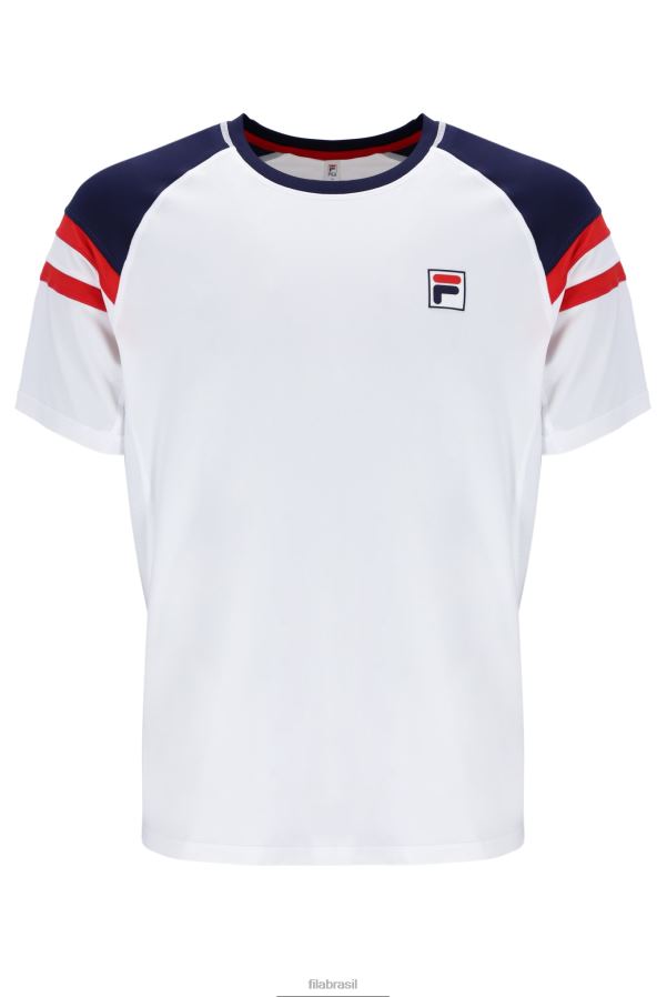 FILA top fila de manga curta Heritage HXJFD3224